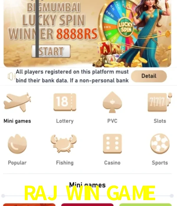 RAJ WIN GAME login