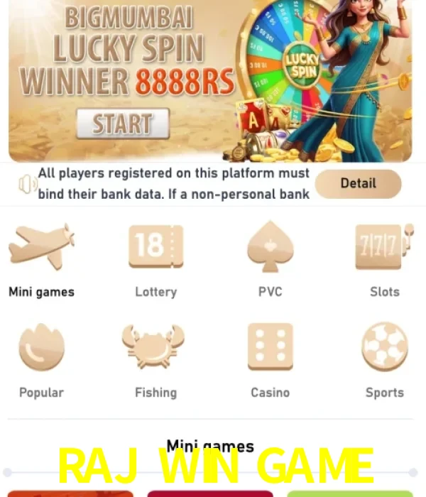 RAJ WIN GAME official